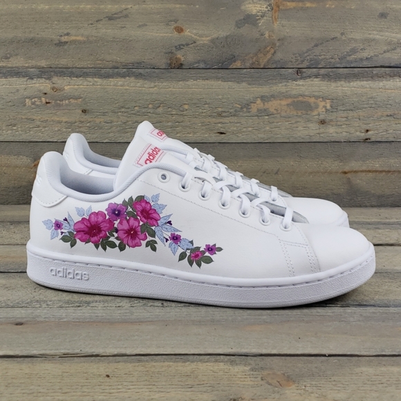 adidas advantage floral